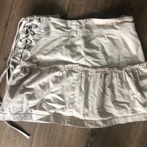 Free people Kahki skirt